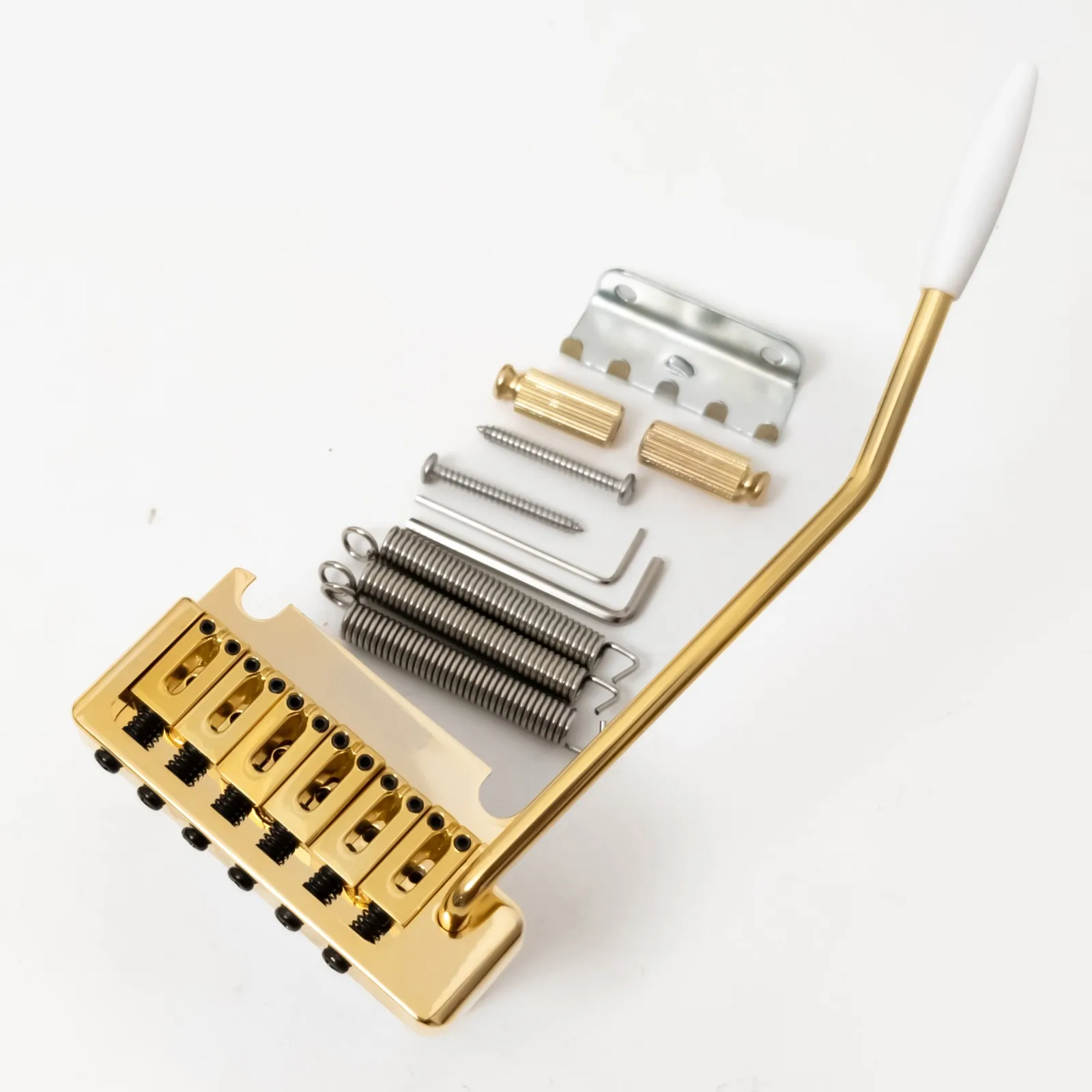 Wilkinson WOV08 2-Point Tremolo Bridge for ST Guitar Double Pendulum Design
Wilkinson WOV08 2-Point Tremolo Bridge for ST Guitar Double Pendulum Design