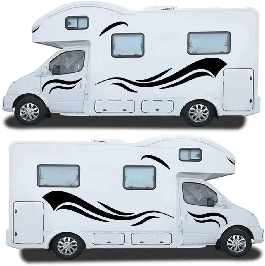 Wilove Motorhome Vinyl Decals Graphics Stickers for RV Camper Van Caravan Trailer Camper (Black)
Wilove Motorhome Vinyl Decals Graphics Stickers for RV Camper Van Caravan Trailer Camper (Black)