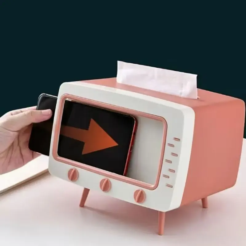 1 Creative Cartoon Tv Tissue Box Phone Holder - Ideal Father's Day Gift, Perfect for Home Office Desk Decoration and Room Arrangement
1 Creative Cartoon Tv Tissue Box Phone Holder - Ideal Father's Day Gift, Perfect for Home Office Desk Decoration and Room Arrangement