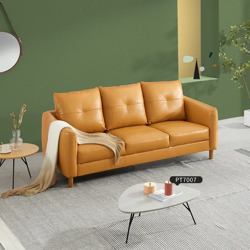 Home European-Style Leather Sofa First Layer Cowhide Nordic Modern Light Luxury Small Apartment Living Room
Home European-Style Leather Sofa First Layer Cowhide Nordic Modern Light Luxury Small Apartment Living Room