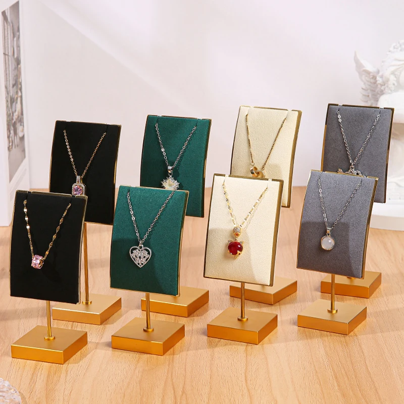 Fashion Metal Jewelry Rack Microfiber Velvet Pendant Necklace Bracelet Display Storage Stand Couonter Showcase Photography Props
Fashion Metal Jewelry Rack Microfiber Velvet Pendant Necklace Bracelet Display Storage Stand Couonter Showcase Photography Props