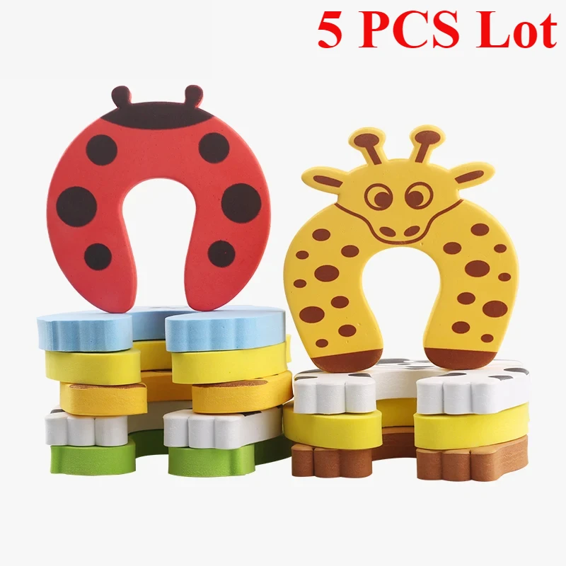 5PCS Baby Security Protection Door Stopper Furniture Protection Card Animal Finger Protector Baby Care Safety Kids Locks
5PCS Baby Security Protection Door Stopper Furniture Protection Card Animal Finger Protector Baby Care Safety Kids Locks