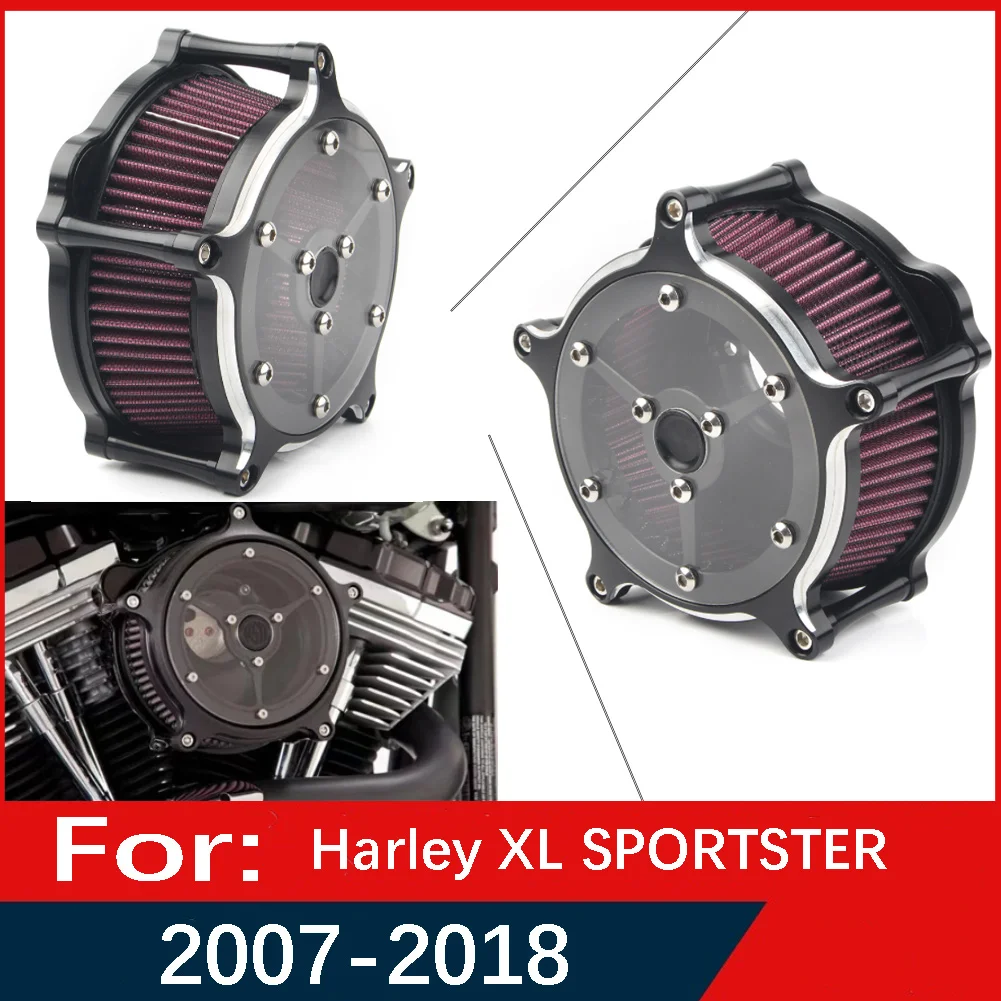Motorcycle Turbine Air Cleaner Intake Filter System Kit For harley Sportster XL1200 XL883 2007-2012 2013 2014 2015 2016 17 2018
Motorcycle Turbine Air Cleaner Intake Filter System Kit For harley Sportster XL1200 XL883 2007-2012 2013 2014 2015 2016 17 2018