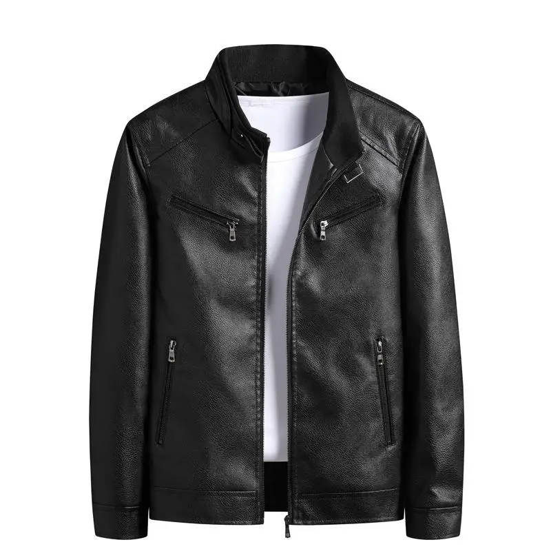 Men's Fce Lined Thiened Biker Sle Leather Jaet Cool Sli Spring Autumn Winter Outerwear Long Sve Casual Coat
Men's Fce Lined Thiened Biker Sle Leather Jaet Cool Sli Spring Autumn Winter Outerwear Long Sve Casual Coat
