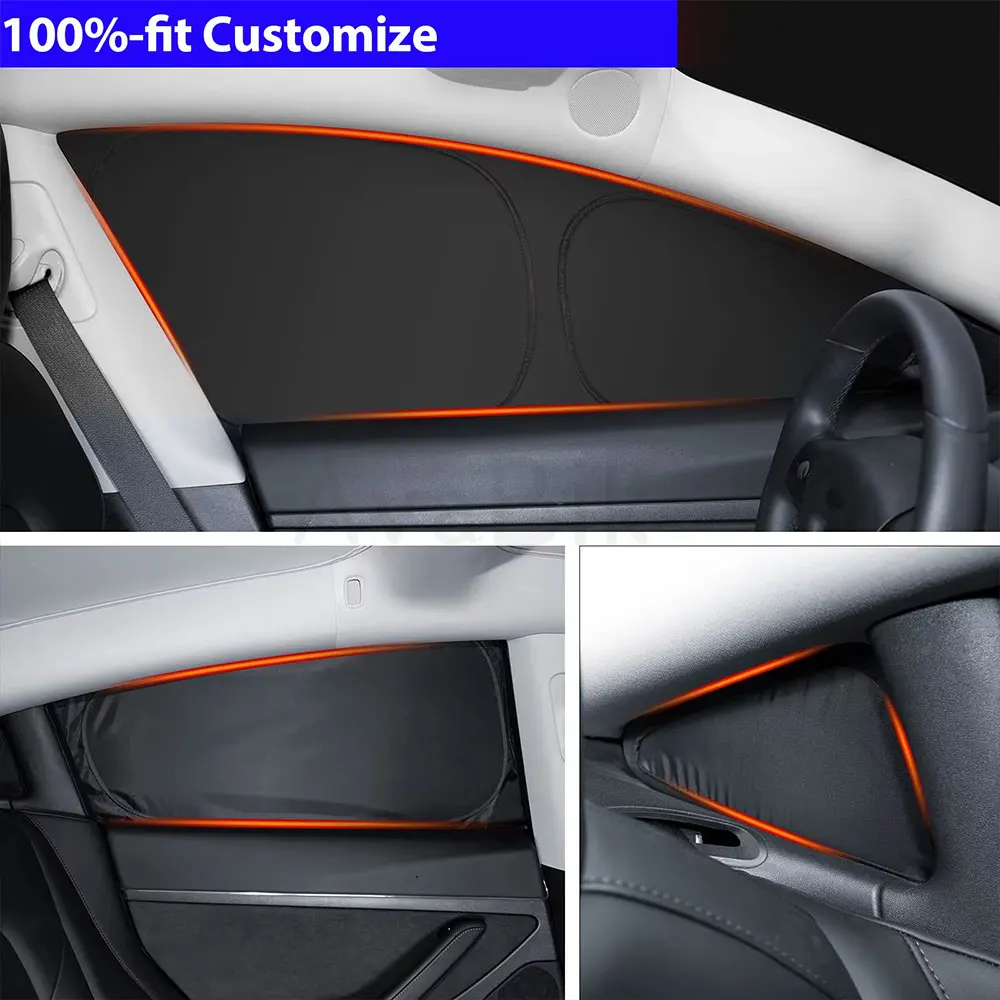 For Tesla Model Y 2019-2024 2025 Sun Shade Privacy Shading Cover Front Rear Side Window UV Protector Highland M3H Car Sunshade
For Tesla Model Y 2019-2024 2025 Sun Shade Privacy Shading Cover Front Rear Side Window UV Protector Highland M3H Car Sunshade
