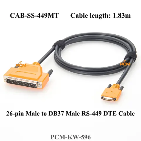 Câble série intelligent compatible Cisco CAB-SS-449MT vers RS-449 DTE, connecteur mâle 26 broches vers mâle DB37 pour routeurs et serveurs Cisco