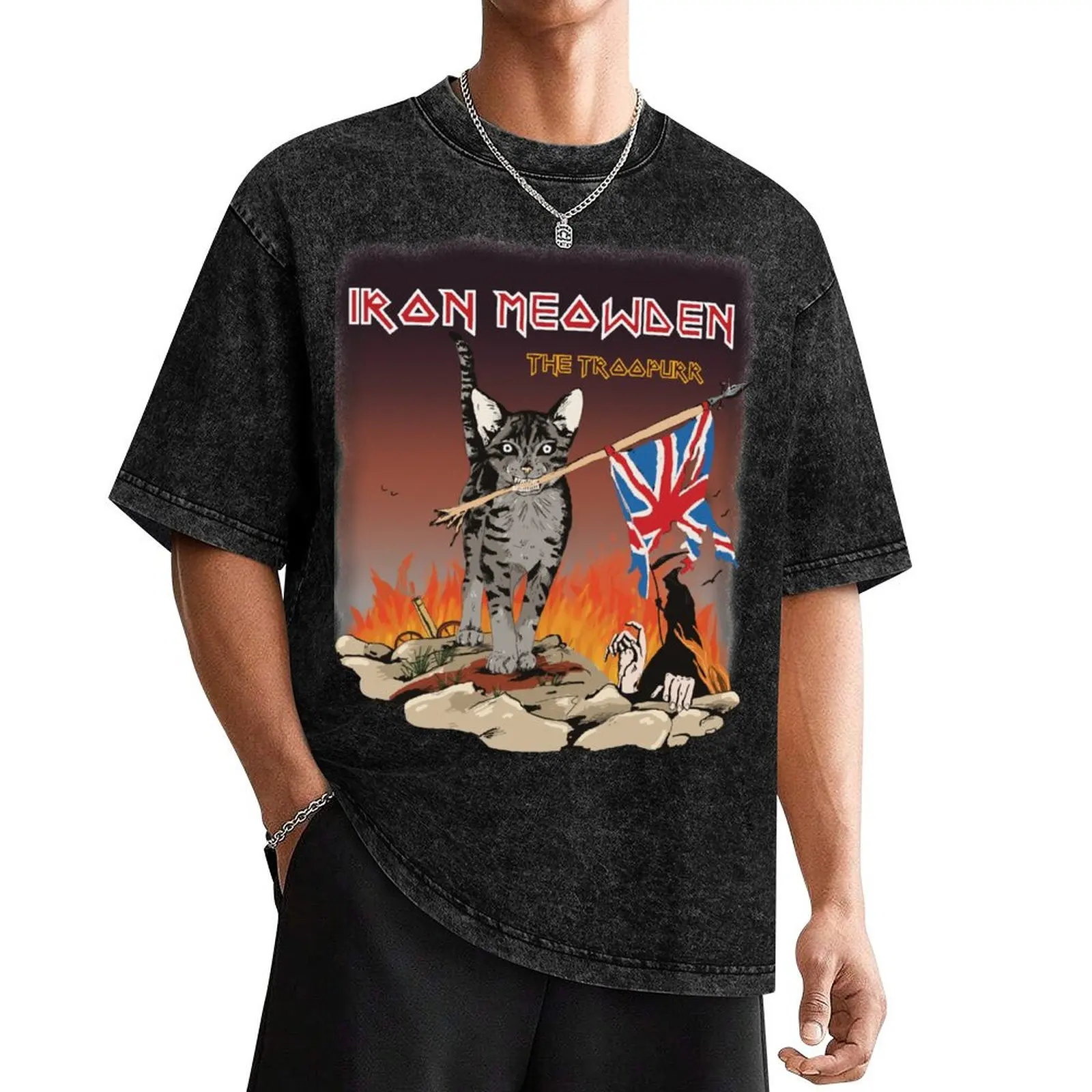 Iron Meowden T-Shirt aesthetic clothes shirts graphic tees graphic t shirts plain t shirts men
Iron Meowden T-Shirt aesthetic clothes shirts graphic tees graphic t shirts plain t shirts men