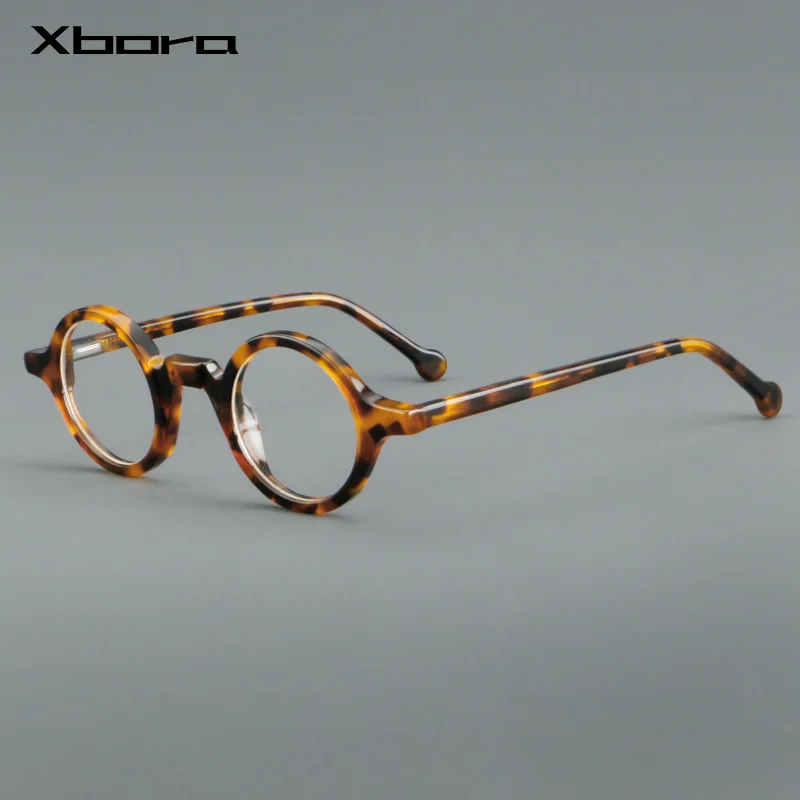 Xbora Round Men's Acetate Glasses Frame Retro Wood Grain Hyperopia Myopia Women's Optical Prescription Eyeglasses 5802
Xbora Round Men's Acetate Glasses Frame Retro Wood Grain Hyperopia Myopia Women's Optical Prescription Eyeglasses 5802