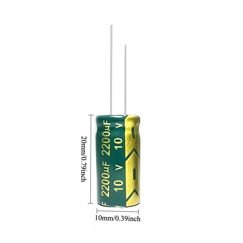 75pcs 10V 2200uF Electrolytic Capacitor High Frequency Low ESR Long Life 10x20mm for Power Supply
75pcs 10V 2200uF Electrolytic Capacitor High Frequency Low ESR Long Life 10x20mm for Power Supply