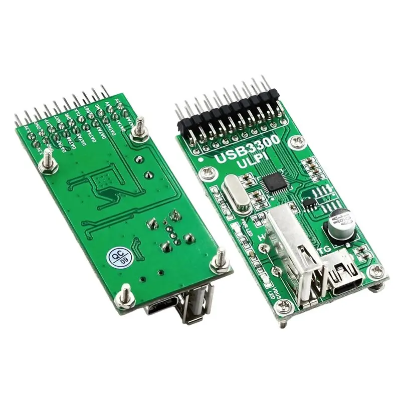 USB3300 USB HS Board Host OTG PHY ULPI Communication Module Development Board With Onboard USB3300 And MIC2075-1BM
USB3300 USB HS Board Host OTG PHY ULPI Communication Module Development Board With Onboard USB3300 And MIC2075-1BM