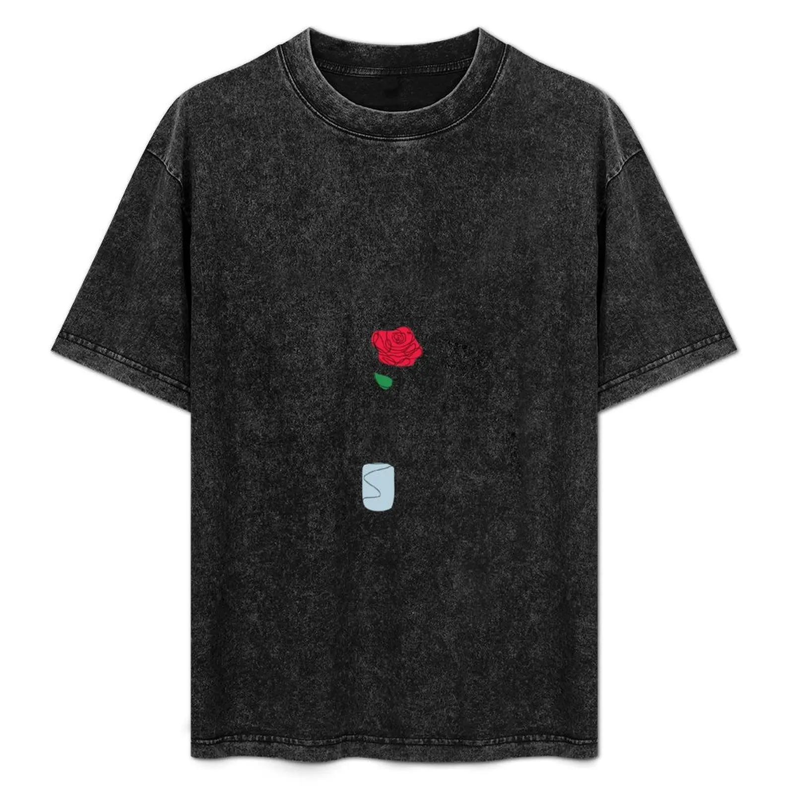 Rose flower - One line art T-Shirt Basic Solid Color Casual Tee Shirt
Rose flower - One line art T-Shirt Basic Solid Color Casual Tee Shirt
