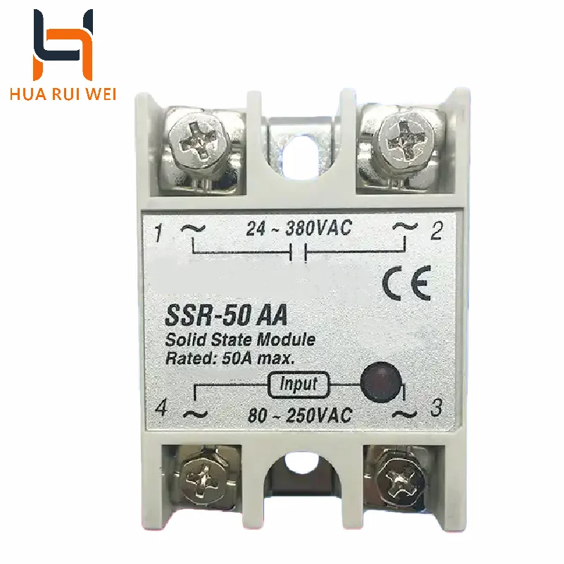 Hot Sale New SSR-50AA Industrial Automation Solid State Relay
Hot Sale New SSR-50AA Industrial Automation Solid State Relay