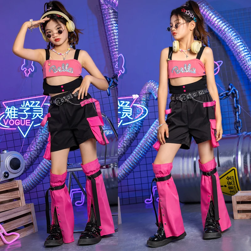 Одежда для девочек в стиле K-POP, костюмы для джазовых танцев, одежда для уличных представлений, детская одежда для сцены, детской модели XS6661
Одежда для девочек в стиле K-POP, костюмы для джазовых танцев, одежда для уличных представлений, детская одежда для сцены, детской модели XS6661