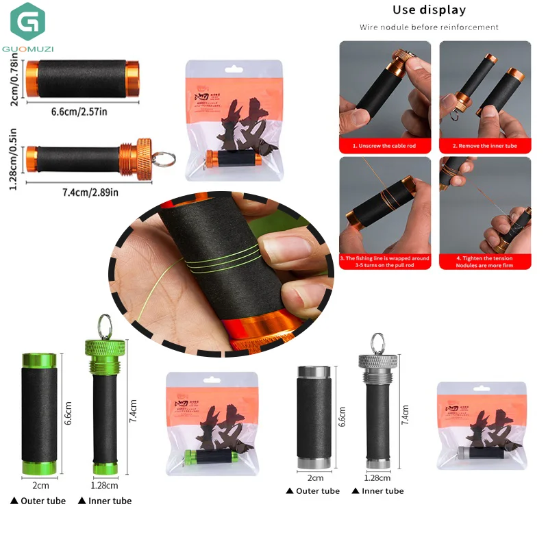 1set Line Pull Rod Aluminum Alloy Rubber Anti-Slip Snag Line Pulling Hook Tying And Knotting Hand Line Protection Fishing Tools
1set Line Pull Rod Aluminum Alloy Rubber Anti-Slip Snag Line Pulling Hook Tying And Knotting Hand Line Protection Fishing Tools