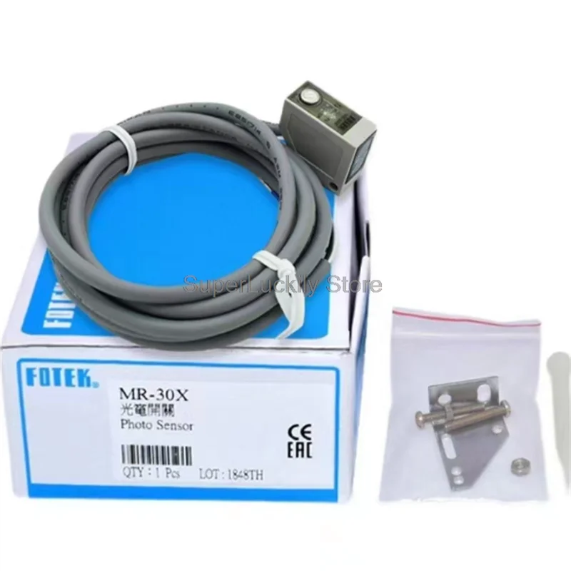 MR-30X MR-30XP FOTEK Photoelectric Switch Refleks PHOTO SENSOR NPN & PNP Penginderaan Jarak 30CM 100% Asli & Baru
MR-30X MR-30XP FOTEK Photoelectric Switch Refleks PHOTO SENSOR NPN & PNP Penginderaan Jarak 30CM 100% Asli & Baru