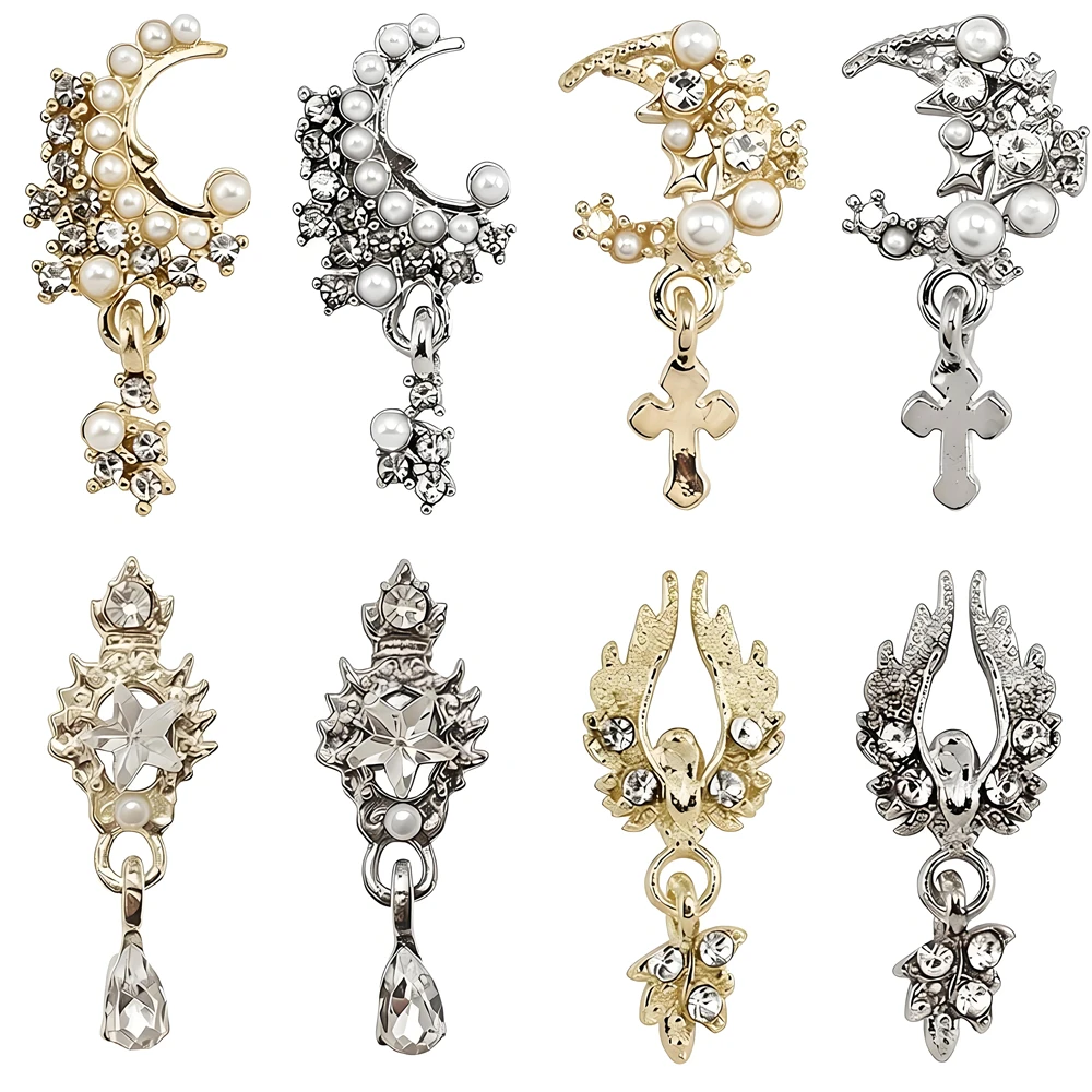 10PCS 3D Luxury Alloy Nail Art Rhinestone Pearl Pendant Charms Jewelry Accessories For Nails Decoration Design Manicure Supplies
10PCS 3D Luxury Alloy Nail Art Rhinestone Pearl Pendant Charms Jewelry Accessories For Nails Decoration Design Manicure Supplies