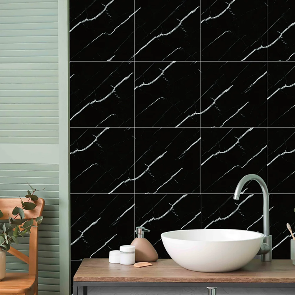 Premium Thickened Marble Floor Stickers Non Kitchen Bath Self Adhesive Peel And Stick Tile Decals 4Pcs Black 30X30cm
Premium Thickened Marble Floor Stickers Non Kitchen Bath Self Adhesive Peel And Stick Tile Decals 4Pcs Black 30X30cm