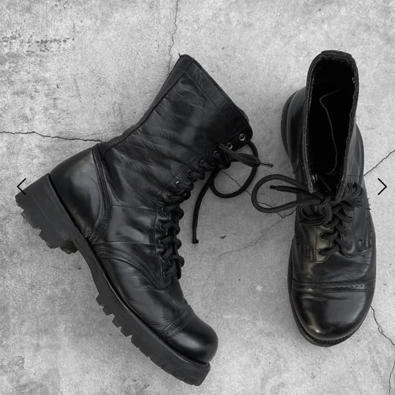 Black Mid Calf Matte Men Shoes Men's Dress Shoes Shallow Boots High Quality Party Shoes Fashion Big Size 47 Zapatillas Mujer
Black Mid Calf Matte Men Shoes Men's Dress Shoes Shallow Boots High Quality Party Shoes Fashion Big Size 47 Zapatillas Mujer