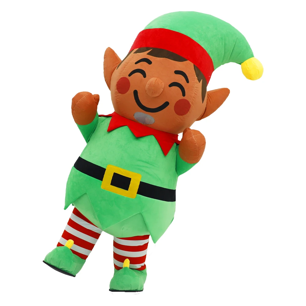 Inflatable Christmas Elf Plush Costume Mascot Parade Adult Character Cosplay Christmas Party Event Set
Inflatable Christmas Elf Plush Costume Mascot Parade Adult Character Cosplay Christmas Party Event Set