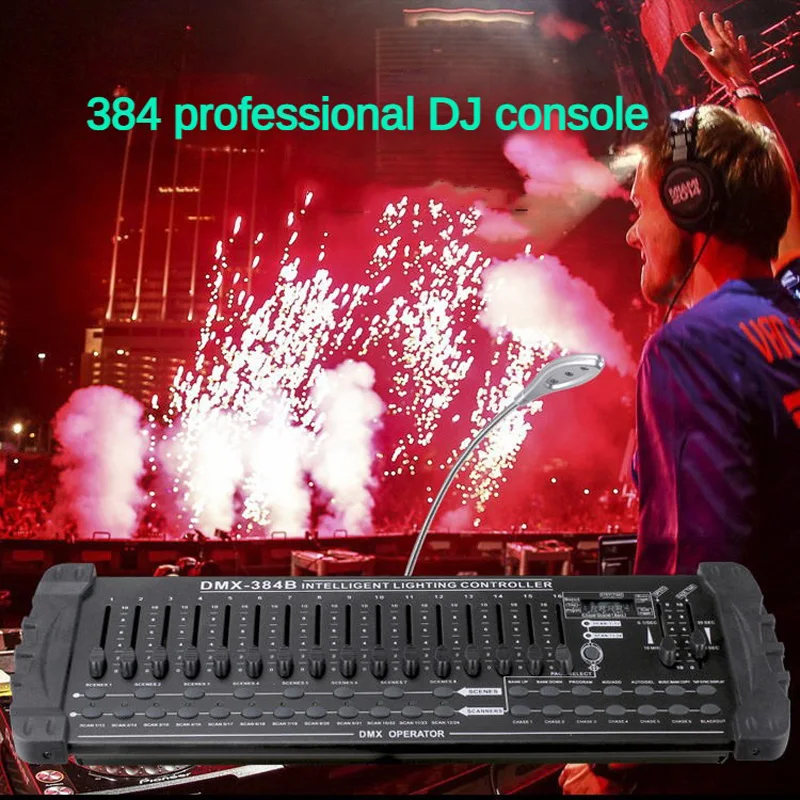Multifunctional DMX Controller 384/192 Channels Console Stage Lighting Controller DMX-512 Moving Head DJ Show Led Par Party
Multifunctional DMX Controller 384/192 Channels Console Stage Lighting Controller DMX-512 Moving Head DJ Show Led Par Party