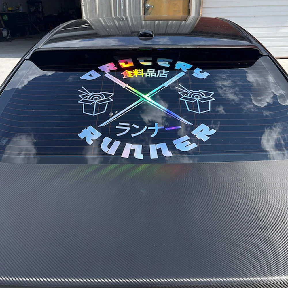 Grocery Runner for Car Sticker Individuation Decoration Windshield Rear Window External Accessories Waterproof Vinyl Decals
Grocery Runner for Car Sticker Individuation Decoration Windshield Rear Window External Accessories Waterproof Vinyl Decals