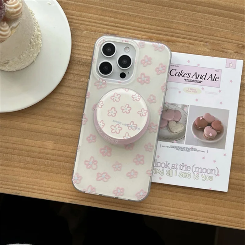 Korea Kawaii Pink flower Magsafe magnetic stand Phone case for iPhone 13 Pro 14 15 16 Pro Max 14Pro wireless charging Cover Capa
Korea Kawaii Pink flower Magsafe magnetic stand Phone case for iPhone 13 Pro 14 15 16 Pro Max 14Pro wireless charging Cover Capa