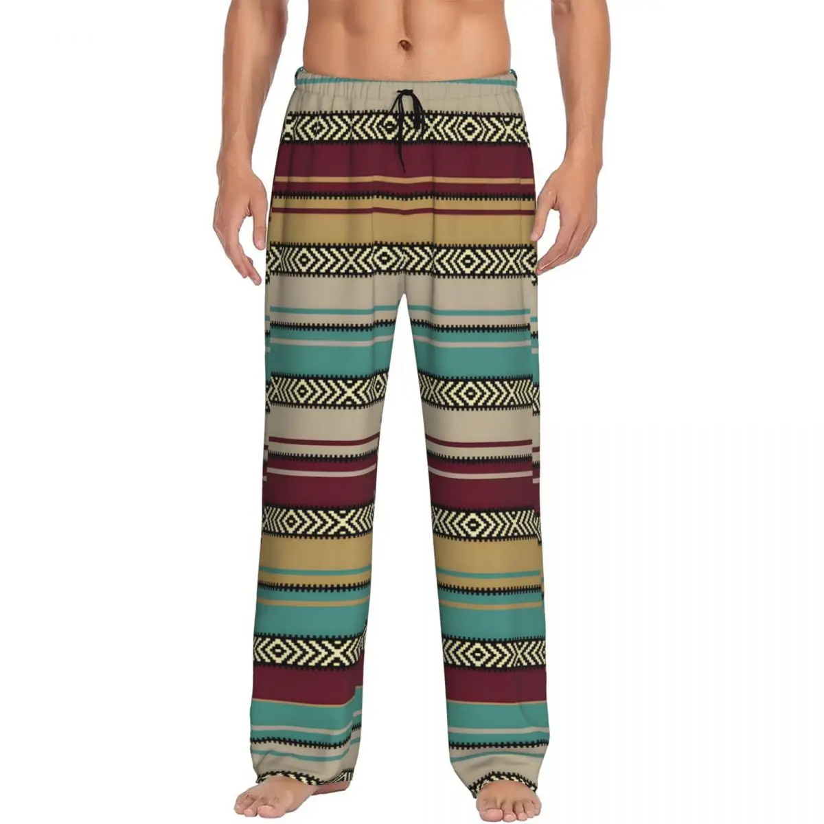 Custom Printed Bohemian Wallpaper Pajama Pants Men Sleep Sleepwear Bottoms with Pockets
Custom Printed Bohemian Wallpaper Pajama Pants Men Sleep Sleepwear Bottoms with Pockets