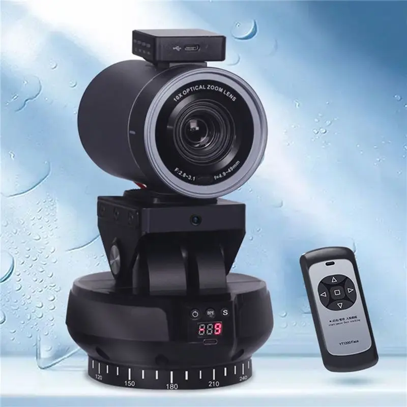 YT1200 AI Auto Motorized Head 360° Tracking Remote Control Head Stabilizer with Follow-Up Function for Phone Camera
YT1200 AI Auto Motorized Head 360° Tracking Remote Control Head Stabilizer with Follow-Up Function for Phone Camera