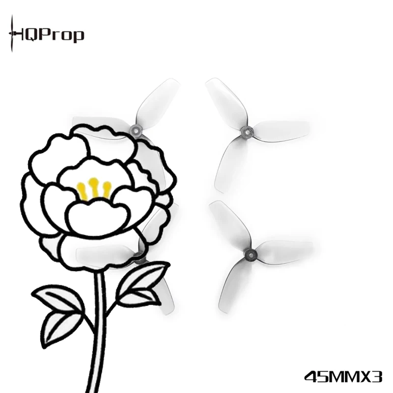 2 Pairs HQ Ultralight Whoop Prop 1.8X1.3X3, 45mm 3-Blade PC Propellers 1.5mm Shaft Hole for Micro Tiny Whoop FPV Drones
2 Pairs HQ Ultralight Whoop Prop 1.8X1.3X3, 45mm 3-Blade PC Propellers 1.5mm Shaft Hole for Micro Tiny Whoop FPV Drones