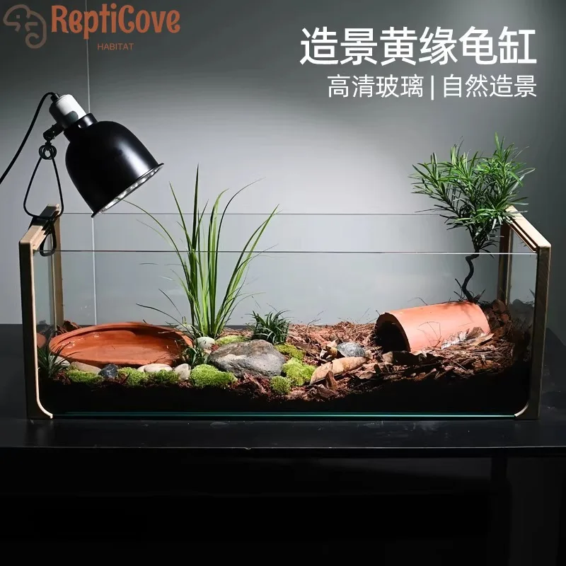 Экологический резервуар для виллы с желтыми краями черепахи и водопоглощающей структурой, полуаквадный ящик для разведения с зеленым ландшафтным дизайном, благоприятный дом
Экологический резервуар для виллы с желтыми краями черепахи и водопоглощающей структурой, полуаквадный ящик для разведения с зеленым ландшафтным дизайном, благоприятный дом