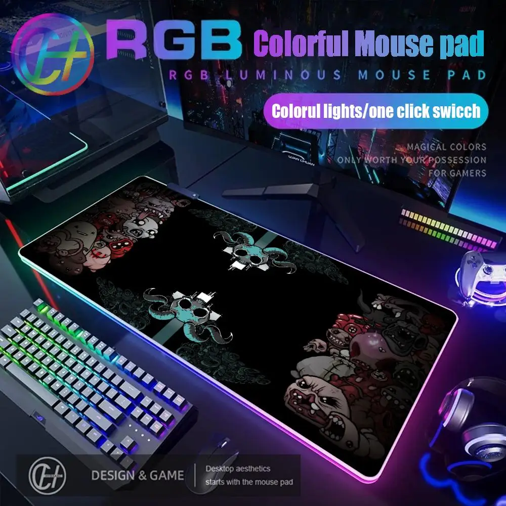 HYBXAXC Mouse Pad RGB Gaming Mouse Pad Desk Mat HD Gamer Large LED Light XXL Gaming The Binding of Isaac RGB Gaming Mouse Pad
HYBXAXC Mouse Pad RGB Gaming Mouse Pad Desk Mat HD Gamer Large LED Light XXL Gaming The Binding of Isaac RGB Gaming Mouse Pad