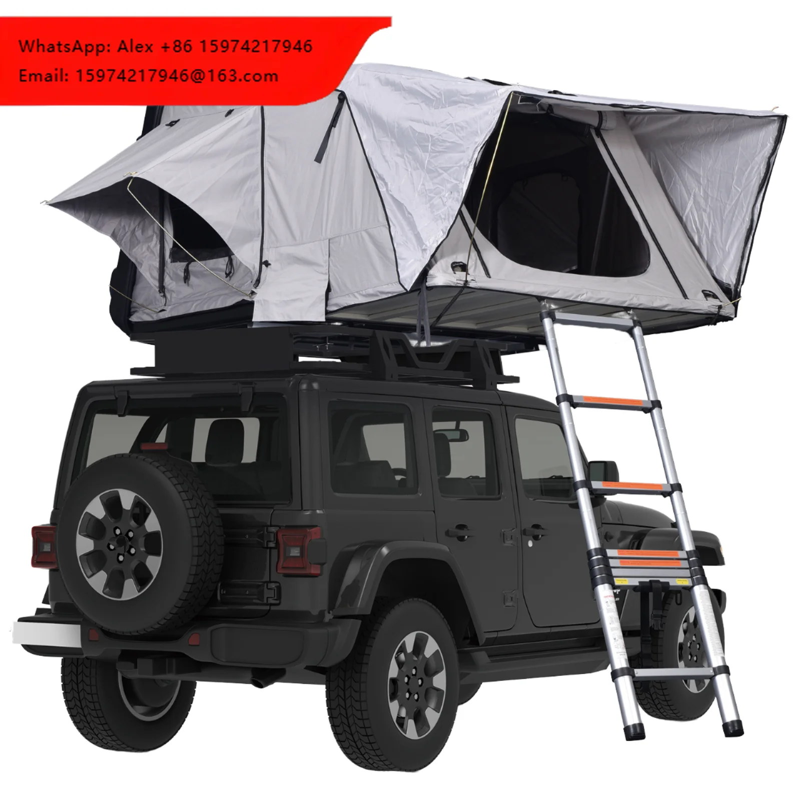 Aluminum Hard Shell Rooftop Tent With Honeycomb Panel For 3-4 Person Side Opening Design Model CRT-008
Aluminum Hard Shell Rooftop Tent With Honeycomb Panel For 3-4 Person Side Opening Design Model CRT-008