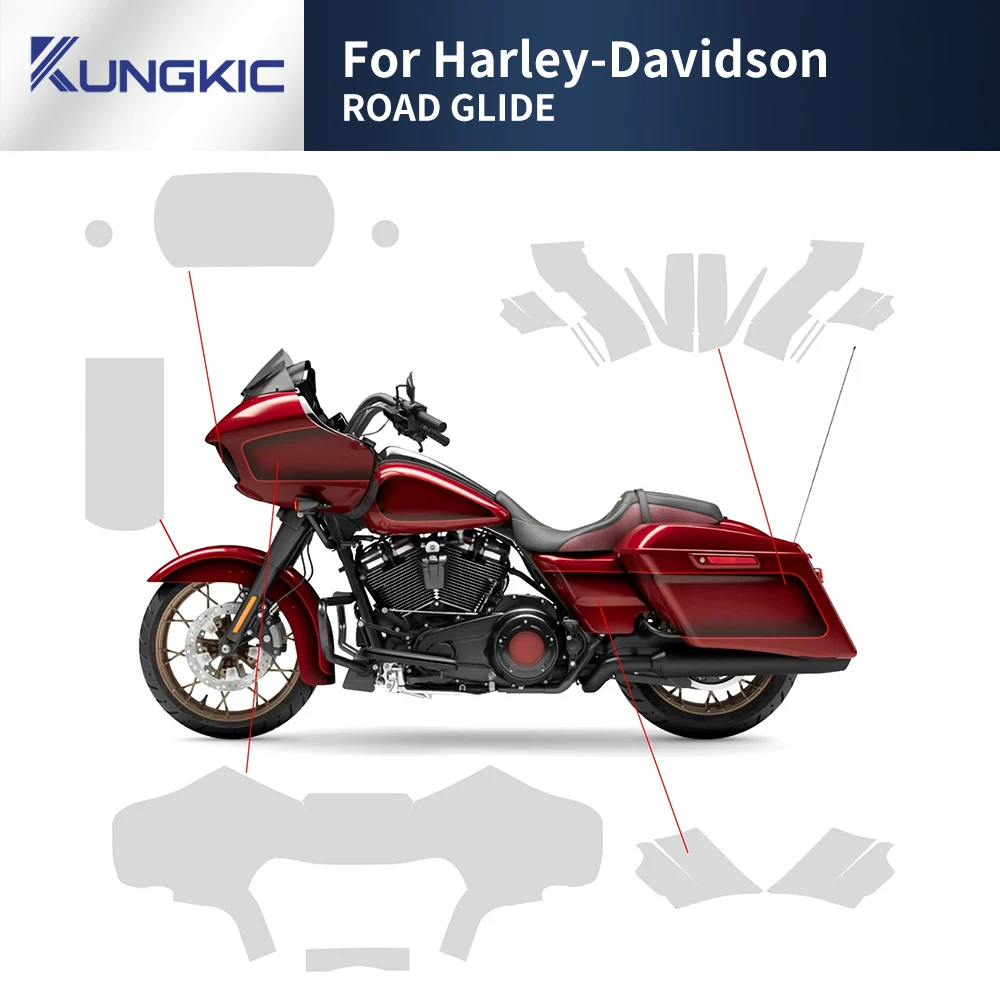 For Harley-Davidson CVO Road Glide PPF Motorcycle Paint Protection Film Road Glide Accessories TPU Body Protection Set
For Harley-Davidson CVO Road Glide PPF Motorcycle Paint Protection Film Road Glide Accessories TPU Body Protection Set