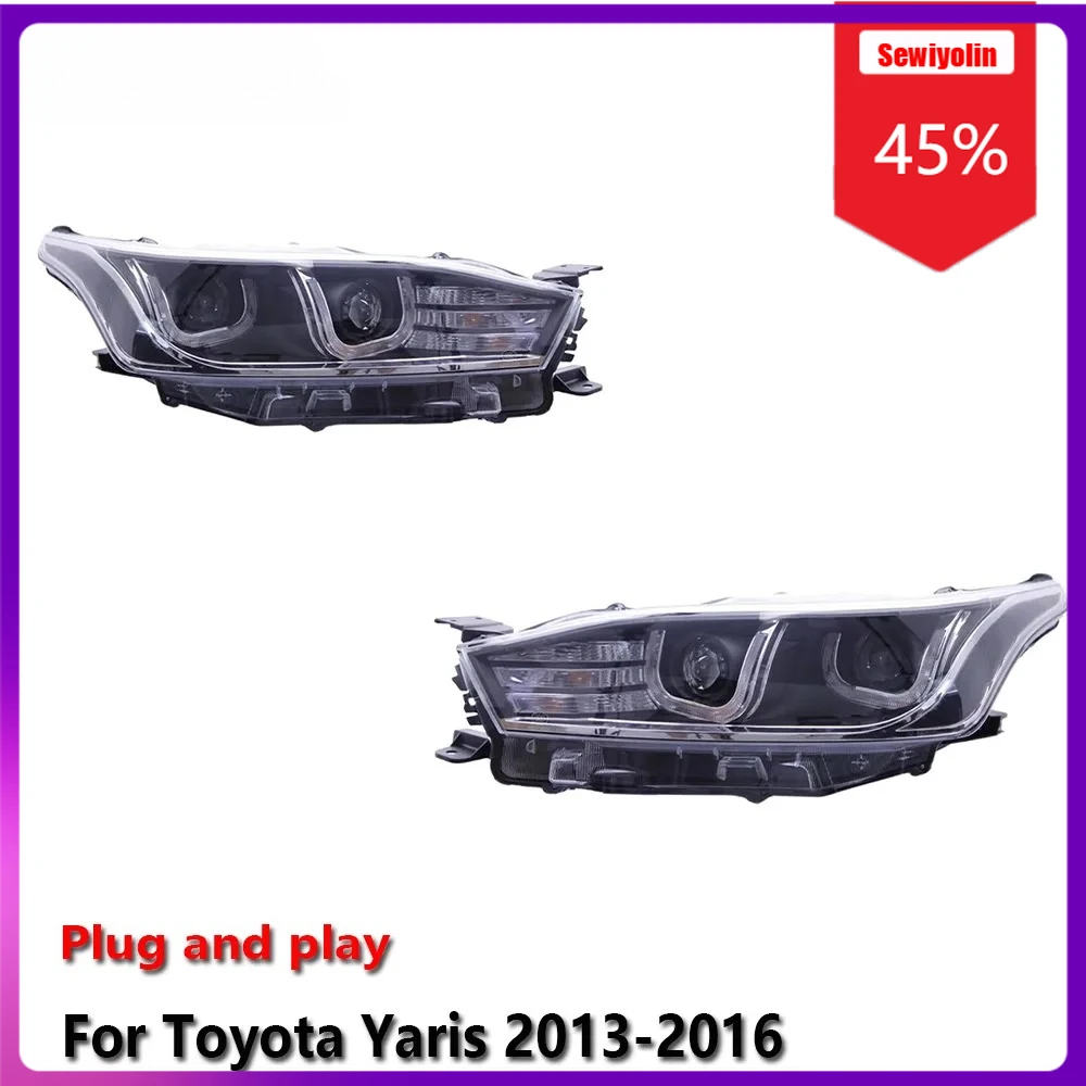 Автомобильные светодиодные лампы Sewiyolin в сборе для Toyota Yaris 2013-2016, противотуманные фары DRL, стоп-сигнал поворота
Автомобильные светодиодные лампы Sewiyolin в сборе для Toyota Yaris 2013-2016, противотуманные фары DRL, стоп-сигнал поворота