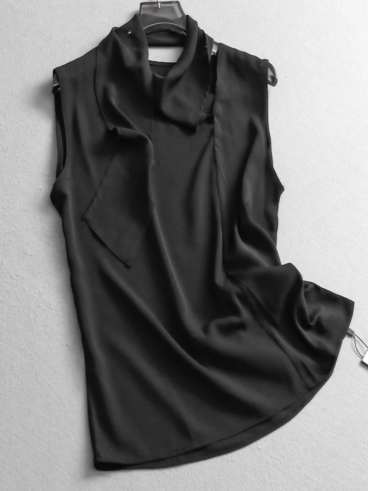 Summer New Style Loose Silken Women's Top Pure Color Draped Slimming Cool Feeling Sleeveless Shirt Quality Chiffon X923
Summer New Style Loose Silken Women's Top Pure Color Draped Slimming Cool Feeling Sleeveless Shirt Quality Chiffon X923