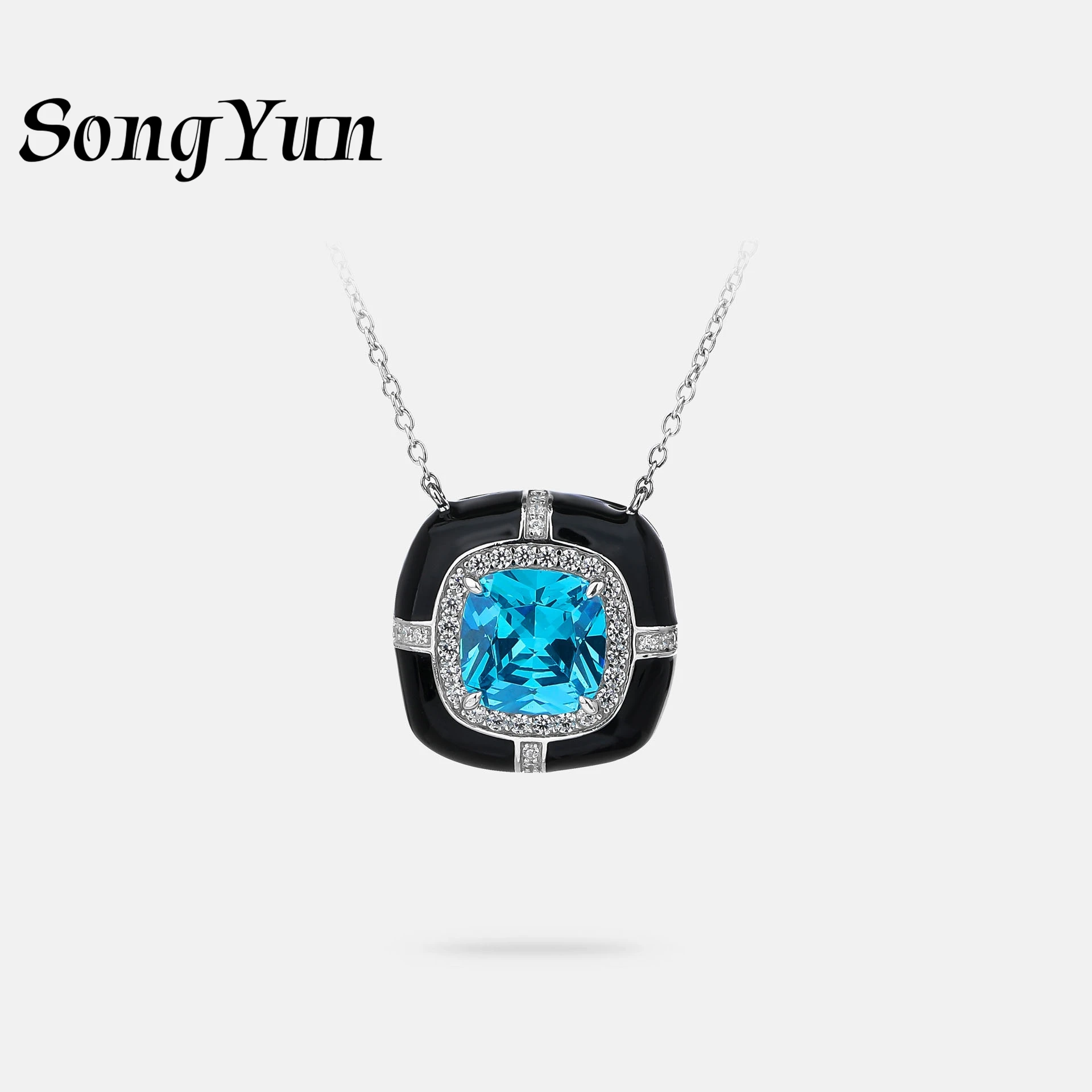 SongYun Jewelry 925 Sterling Silver Necklace 5A CZ Gemstones HCD Diamond Luxury Elegant 925 Sterling Silver Pendants Accessories
SongYun Jewelry 925 Sterling Silver Necklace 5A CZ Gemstones HCD Diamond Luxury Elegant 925 Sterling Silver Pendants Accessories