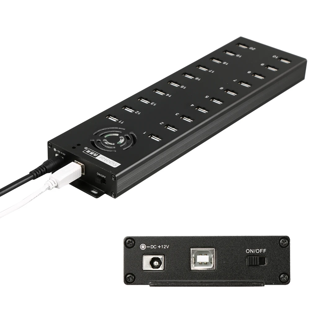 Sipolar New A805P 96W 12V/8A 20 Port USB 2.0 Hub Charger for Smartphone Refurbished
Sipolar New A805P 96W 12V/8A 20 Port USB 2.0 Hub Charger for Smartphone Refurbished