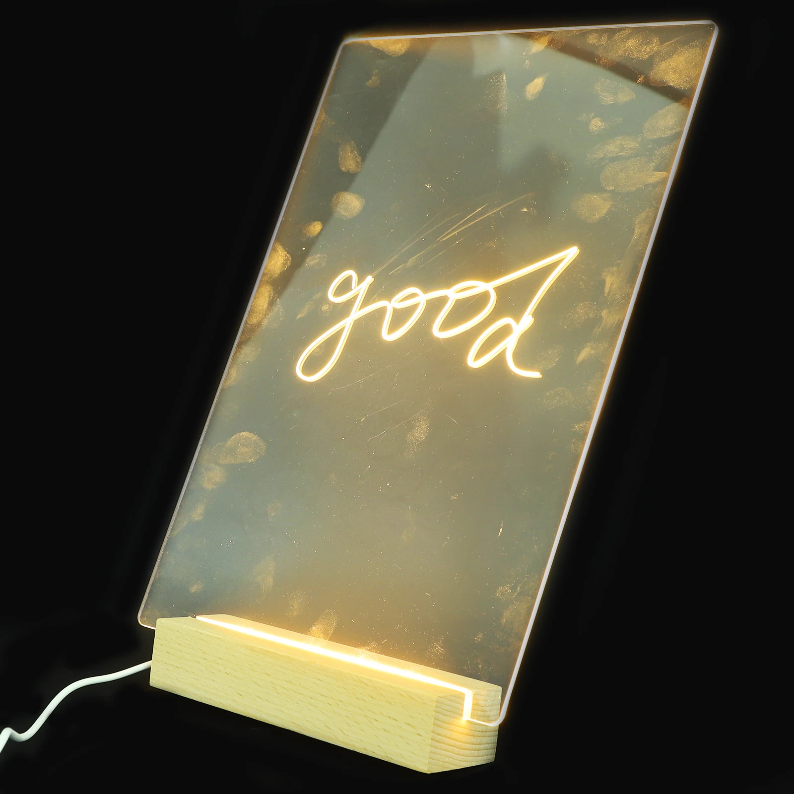 Erasable Note Large Size Warm Light Acrylic Memo Board Luminous Base Dry Marker Transparent Pad Home Office Use Note Writing
Erasable Note Large Size Warm Light Acrylic Memo Board Luminous Base Dry Marker Transparent Pad Home Office Use Note Writing