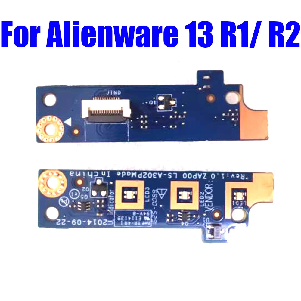 Laptop Status Indicator LED Circuit Board For Alienware 13 R1/ R2 ZAP00 LS-A302P