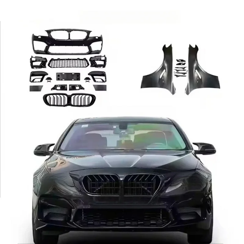 High Quality M5 Style Body Kit with Grille LED Fenders for 5 Series F10 F18 2010-2017 Upgrade
High Quality M5 Style Body Kit with Grille LED Fenders for 5 Series F10 F18 2010-2017 Upgrade