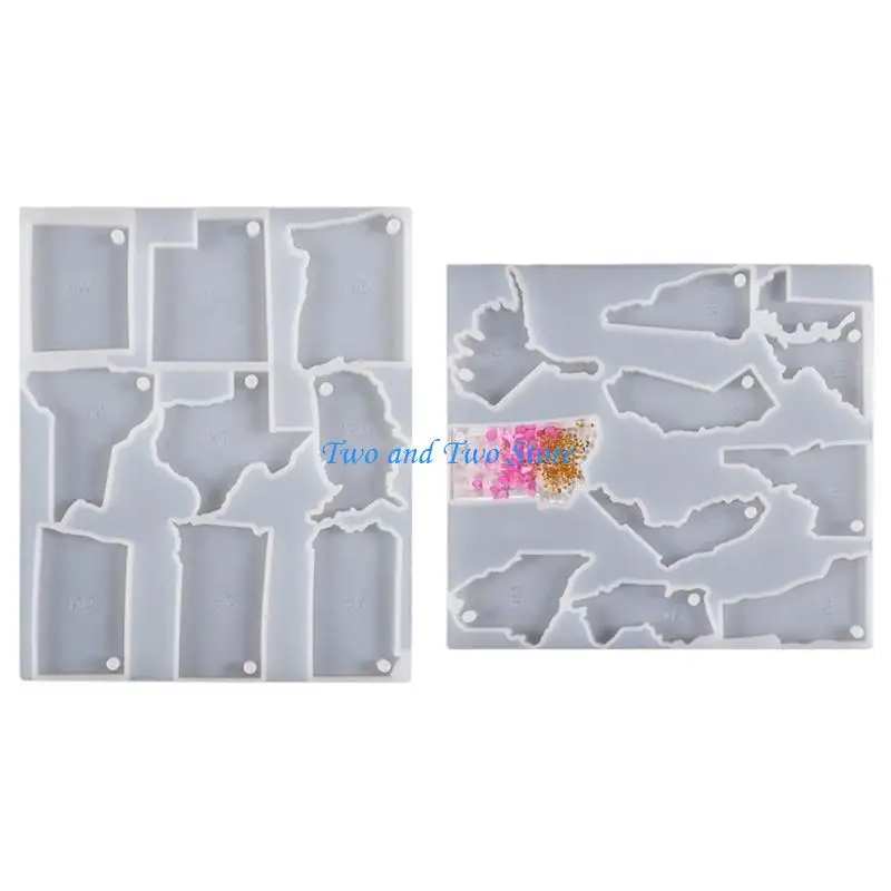HX6F Map Silicone Resin Mold for Keychain Jewelry Making,DIY Pendant Charms Mold
HX6F Map Silicone Resin Mold for Keychain Jewelry Making,DIY Pendant Charms Mold