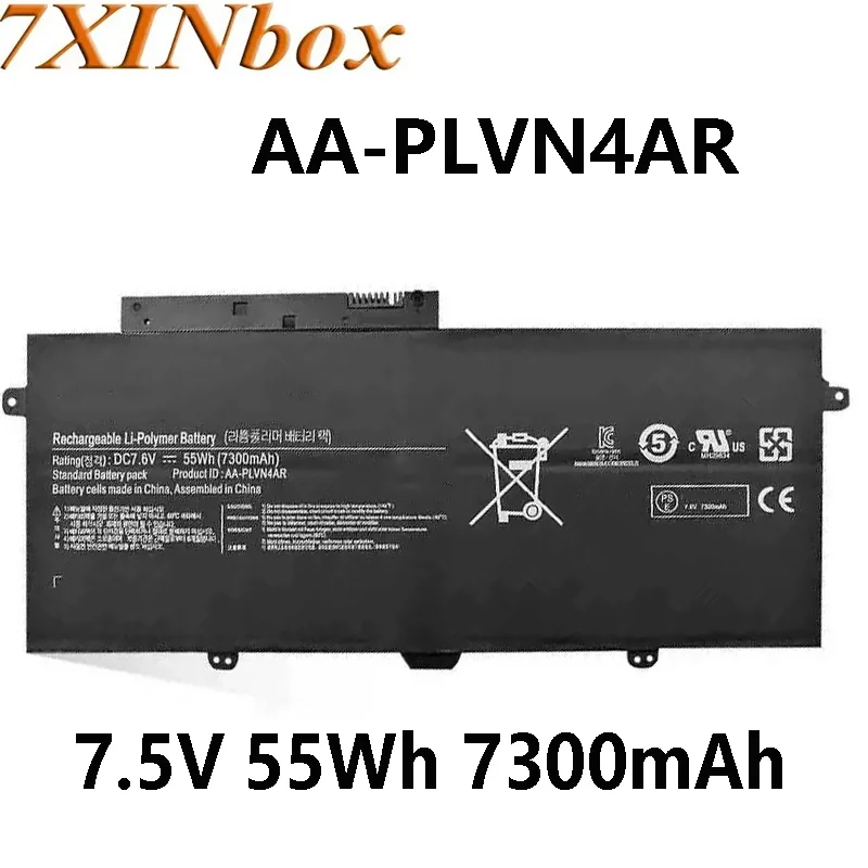 7XINbox AA-PLVN4AR 7.6V 55wh 7300mAh Laptop Battery For SAMSUNG NP-940X3G NP-910S5J NP-930X3G 940X3G NP910S5J NT910S5J
7XINbox AA-PLVN4AR 7.6V 55wh 7300mAh Laptop Battery For SAMSUNG NP-940X3G NP-910S5J NP-930X3G 940X3G NP910S5J NT910S5J