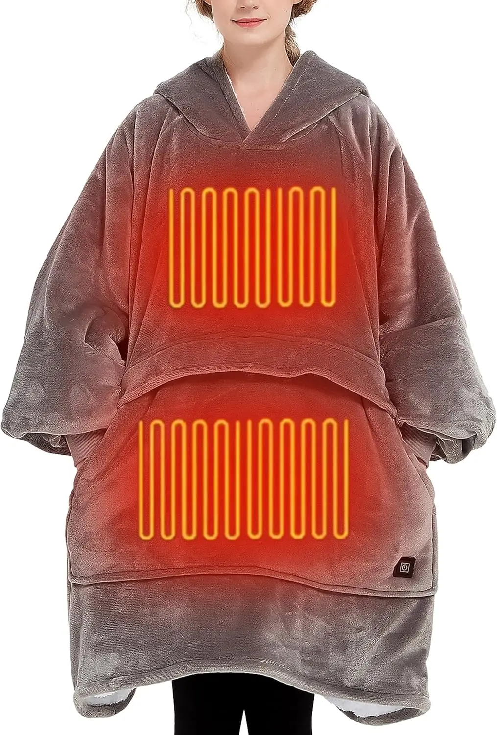 Heated Wearable Blanket Hoodie Sweatshirt USB Cordless Battery Operated Portable Outdoor Electric Throw
Heated Wearable Blanket Hoodie Sweatshirt USB Cordless Battery Operated Portable Outdoor Electric Throw