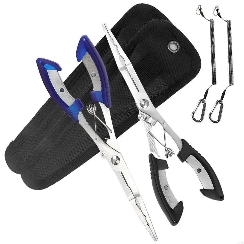 Multipurpose 21CM Fishing Pliers Straight Tip Tool With Anti Loss Lanyard Storage Pouches For Professional Angling 24BD
Multipurpose 21CM Fishing Pliers Straight Tip Tool With Anti Loss Lanyard Storage Pouches For Professional Angling 24BD