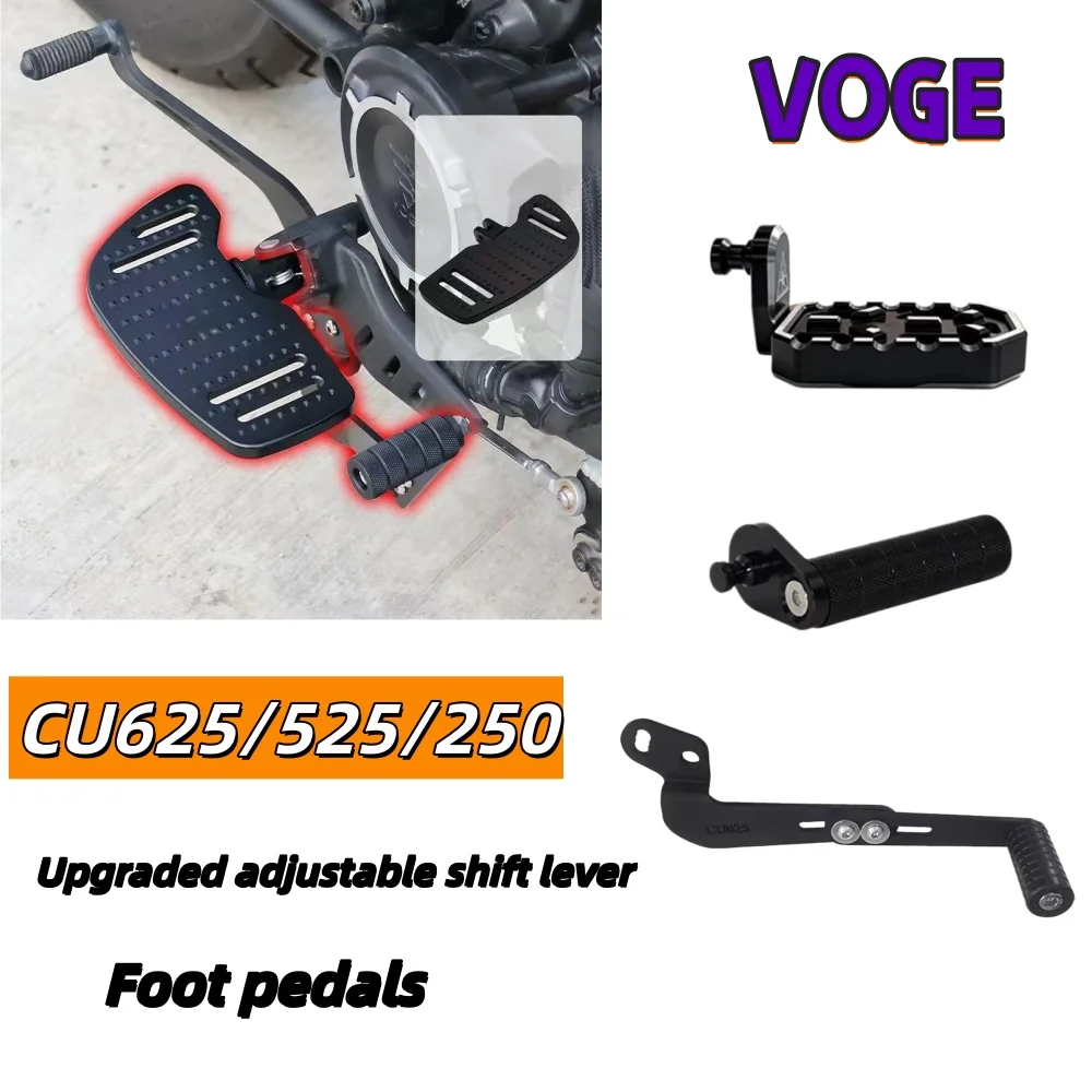 Brake shift lever for VOGE CU625/525/250, modified front and rear gear shift levers, widened and enlarged foot pedals accessorie
Brake shift lever for VOGE CU625/525/250, modified front and rear gear shift levers, widened and enlarged foot pedals accessorie