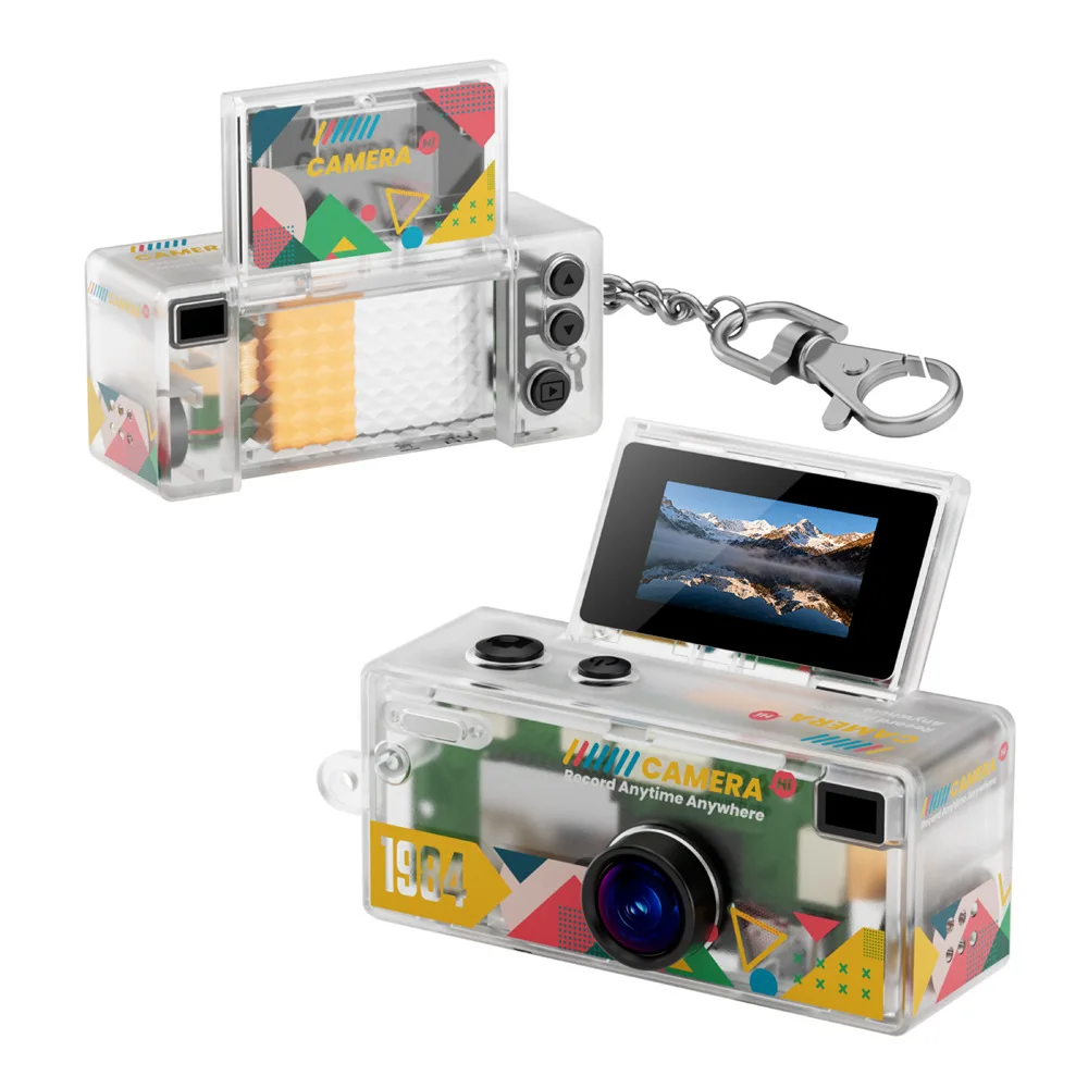 Retro G62 Thumb Keychain Camera 1080P HD Digital Camera with Flip Camera Mini Camcorder Audio Video Recorder Cam for Students
Retro G62 Thumb Keychain Camera 1080P HD Digital Camera with Flip Camera Mini Camcorder Audio Video Recorder Cam for Students