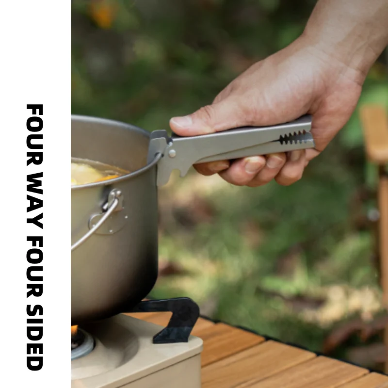 Уличный зажим для чаши с защитой от ожогов, легкий портативный зажим из чистого титана, многофункциональный противоскользящий зажим, кухонный инструмент
Уличный зажим для чаши с защитой от ожогов, легкий портативный зажим из чистого титана, многофункциональный противоскользящий зажим, кухонный инструмент