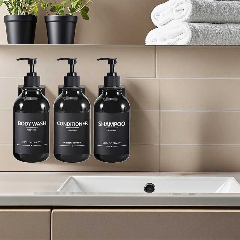 3Pcs Soap Dispenser Set Kitchen Hands and Dish Soap Pump Dispenser Bathroom Hand Soap Bottle with Waterproof Label Sticker 500ML
3Pcs Soap Dispenser Set Kitchen Hands and Dish Soap Pump Dispenser Bathroom Hand Soap Bottle with Waterproof Label Sticker 500ML