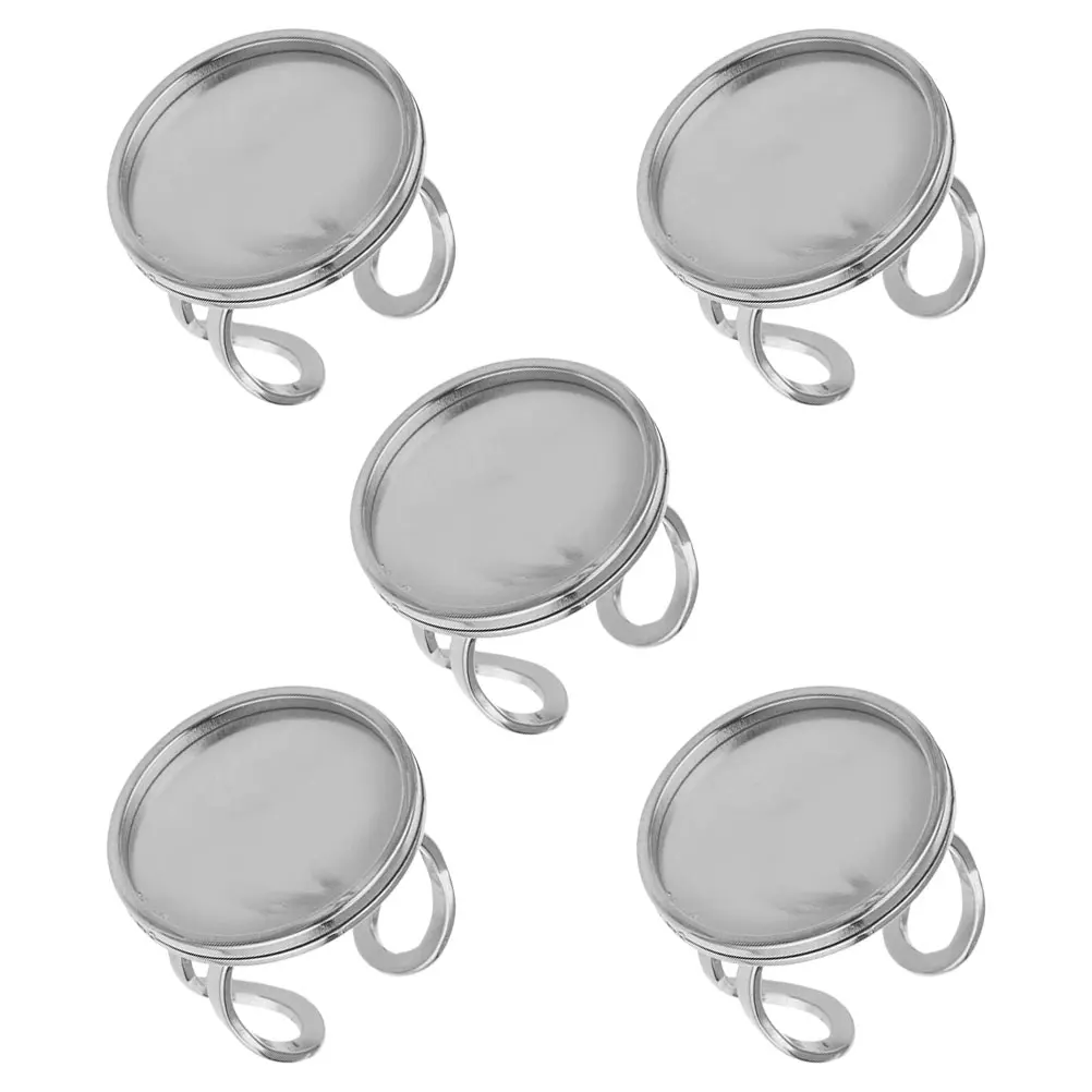 5pcs Stainless Steel Adjustable Blanks Diy Jewelry Craft Base Personalized Gift Cosplay Wedding Daily Wear Finger Ring
5pcs Stainless Steel Adjustable Blanks Diy Jewelry Craft Base Personalized Gift Cosplay Wedding Daily Wear Finger Ring