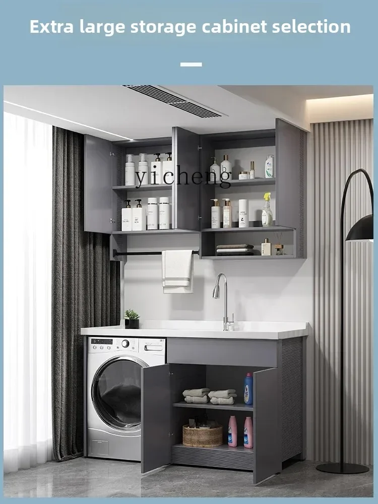 U5.11 washing machine balcony integrated cabinet combination washbasin honeycomb aluminum wash basin laundry sink
U5.11 washing machine balcony integrated cabinet combination washbasin honeycomb aluminum wash basin laundry sink